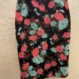 Erdem Pensil Floral Print skirt ,  size US 12, was $1260.